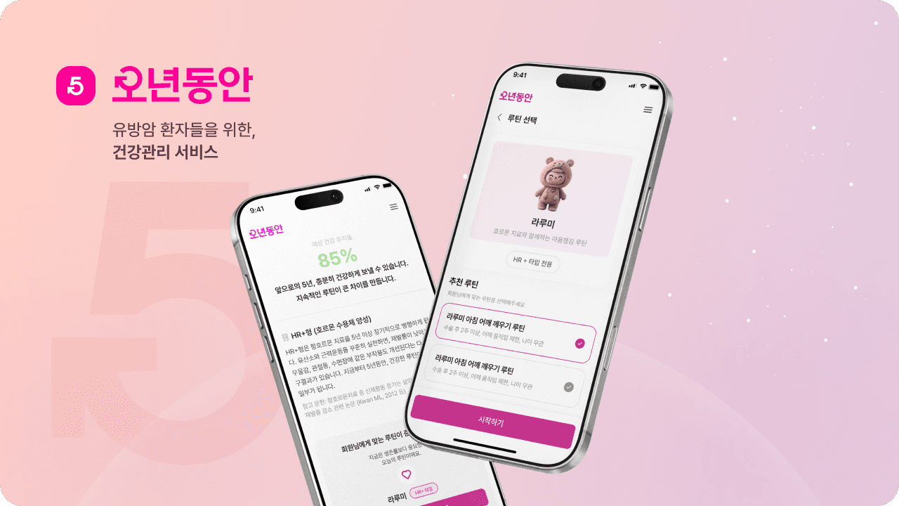 오년동안